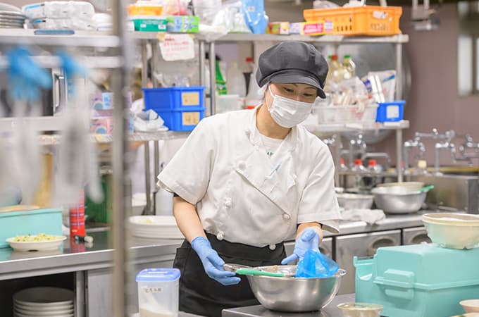 手作りの食事による栄養サポート